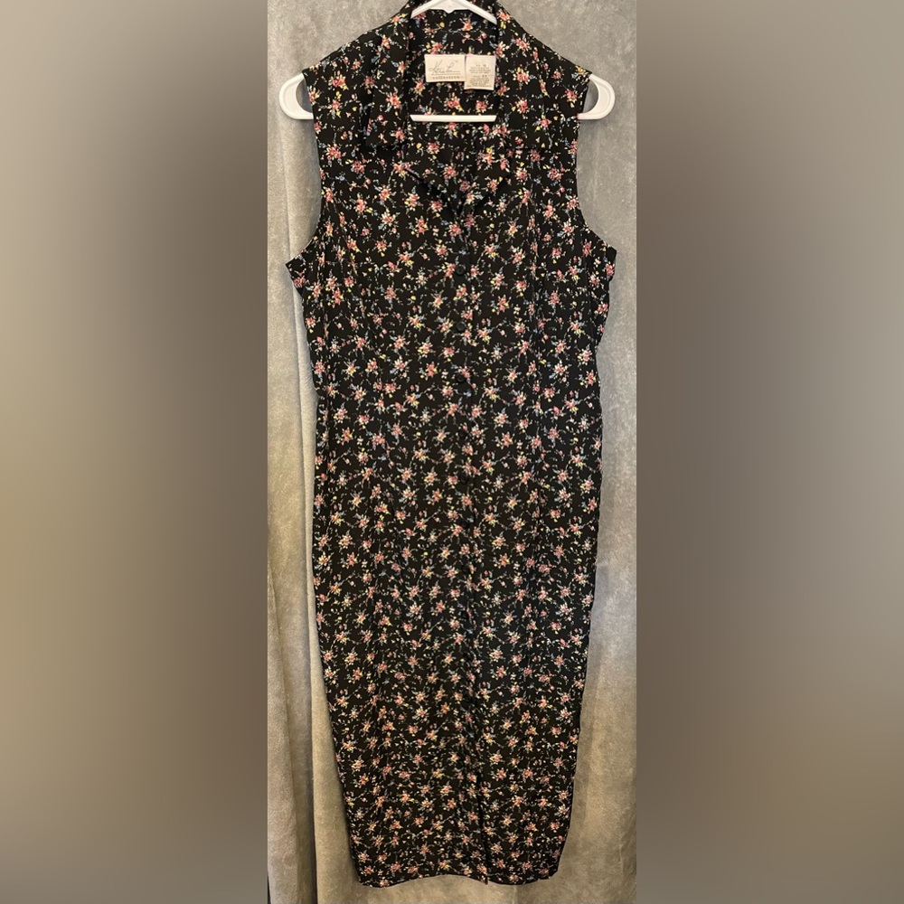 Vintage Kathie Lee Collection Button Up Dress